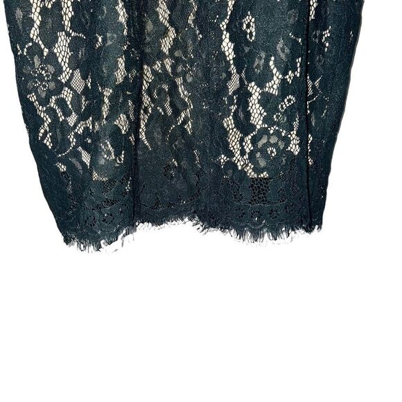 Elegant Black Lace Halter Dress - Picture 6 of 11